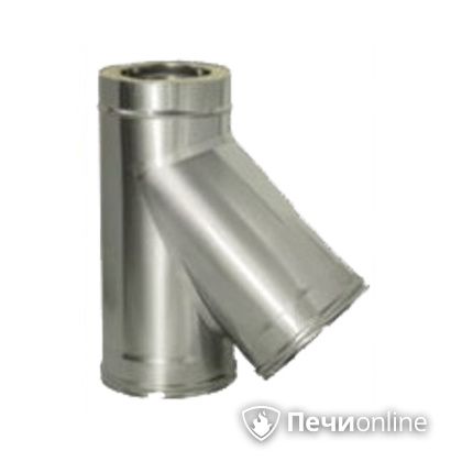 Дымоход Дымок Тройник 45° с изоляцией 0.5 мм. ТRFR45 150/230 в Петрозаводске