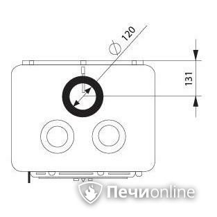 Отопительно-варочная печь Ferguss Magma cook side door в Петрозаводске