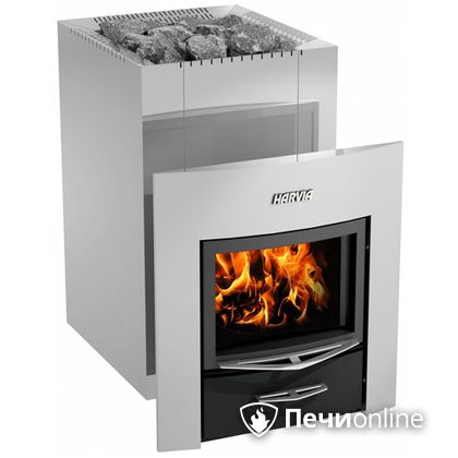 Дровяная банная печь Harvia 22 Duo Steel (Wk220) в Петрозаводске